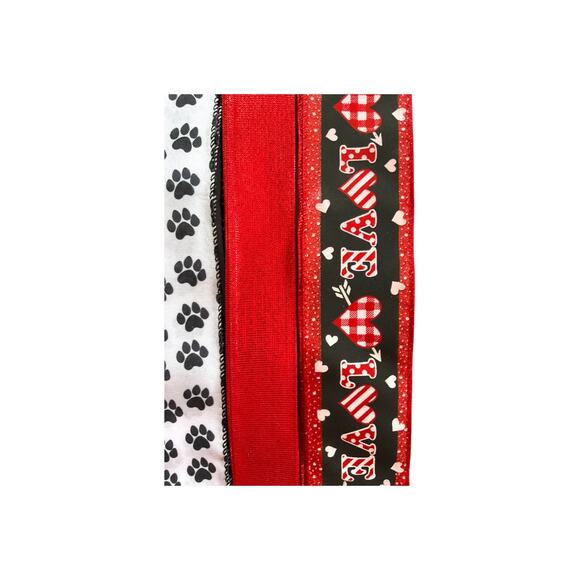 DIY Dog Pet Wreath Making Kit, Doghouse Shaped Sign Ribbon Bundle Set - Picture 5 of 11